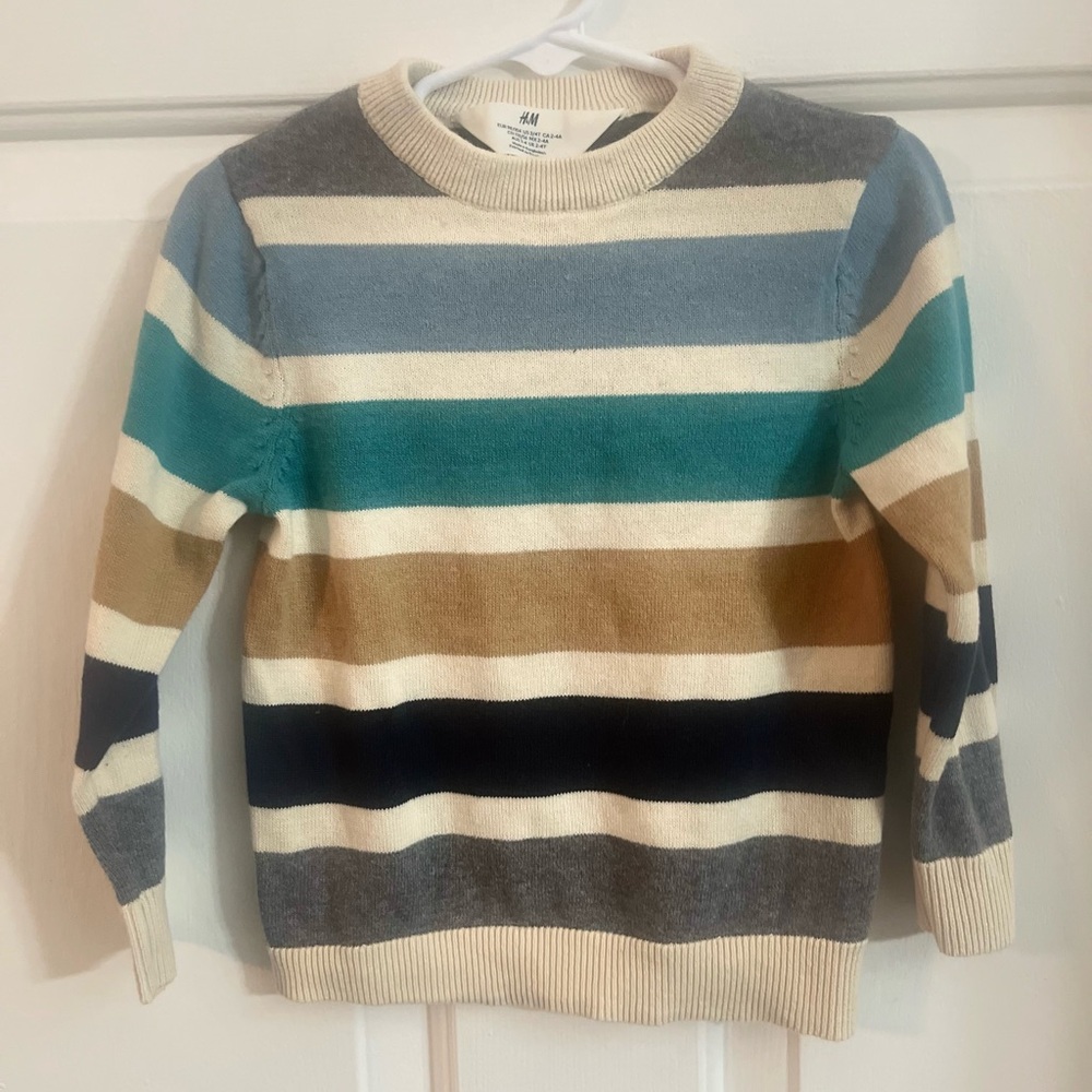 Toddler striped sweater. Size 3/4T